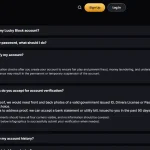 Lucky Block Help Centre verification guidance