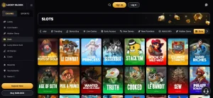 Lucky Block public casino game lobby